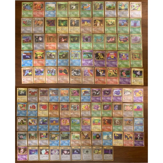 ポケモンカード旧裏 拡張シート107/108枚/セミコンプリートセット www