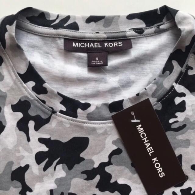 レア 新品 マイケルコース USA メンズ ロング Tシャツ S 迷彩 2