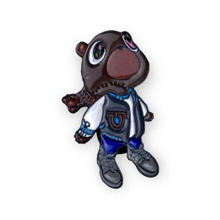 Kanye West カニエウエスト ピンズ ピンバッジ ピンバッチ 熊 クマ(キャップ)
