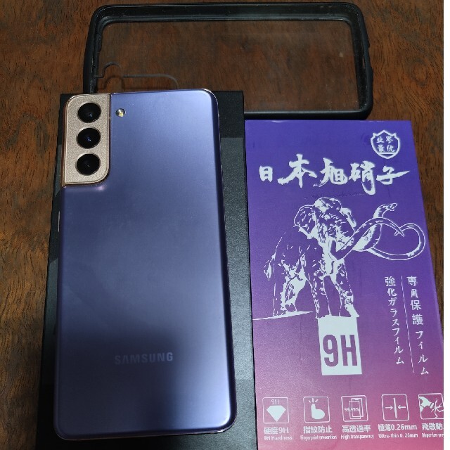 Galaxy(ギャラクシー)のGalaxy S21 5G SM-G9910 Phantom Violet スマホ/家電/カメラのスマートフォン/携帯電話(スマートフォン本体)の商品写真