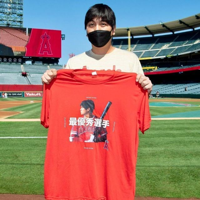 観戦チケット付！大谷翔平 2022年7月配布 MVP最優秀選手Tシャツ新品未