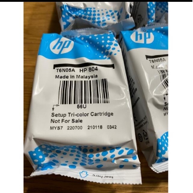 新品 HP804 純正インクカートリッジ カラー*3個 & 黒*3個 1