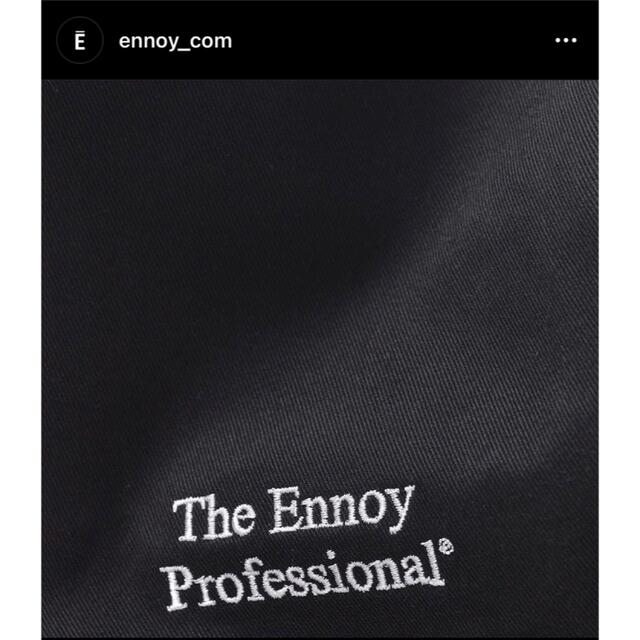 1LDK SELECT(ワンエルディーケーセレクト)のennoy Cotton Eazy Shorts BLACK XL 新品未使用 メンズのパンツ(ショートパンツ)の商品写真
