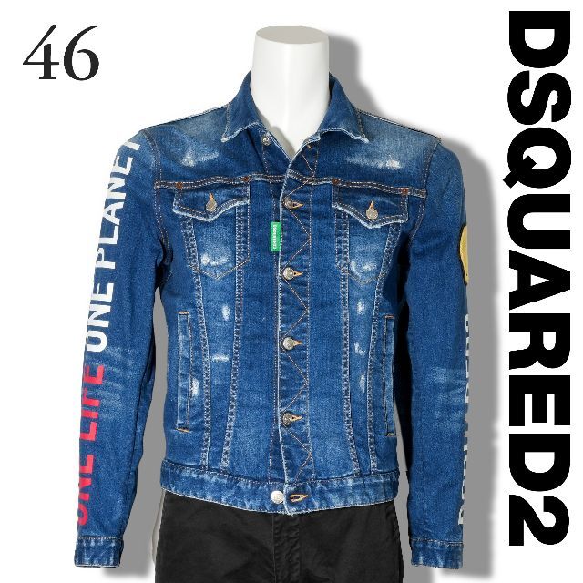 139700円新品 Dsquared2 SMILEY PARTIALLY DAN JACKET