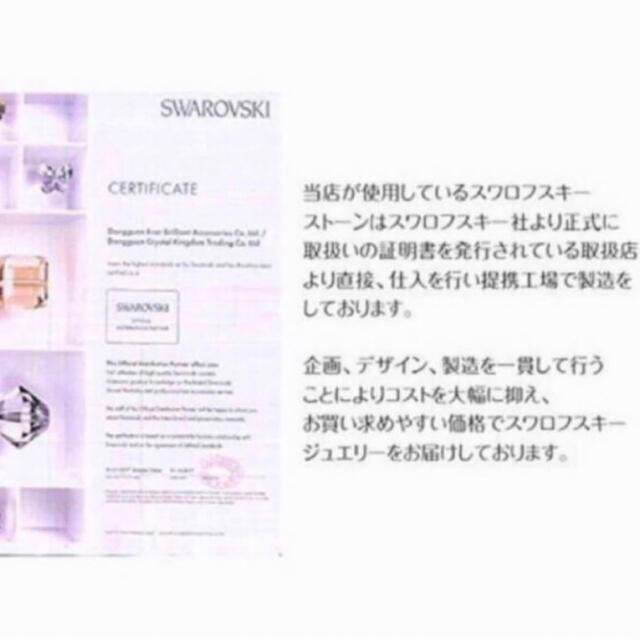 SWAROVSKI(スワロフスキー)のスワロフスキーCZ  黒 銀 ブラック シルバークリップイヤリング レディースのアクセサリー(イヤリング)の商品写真