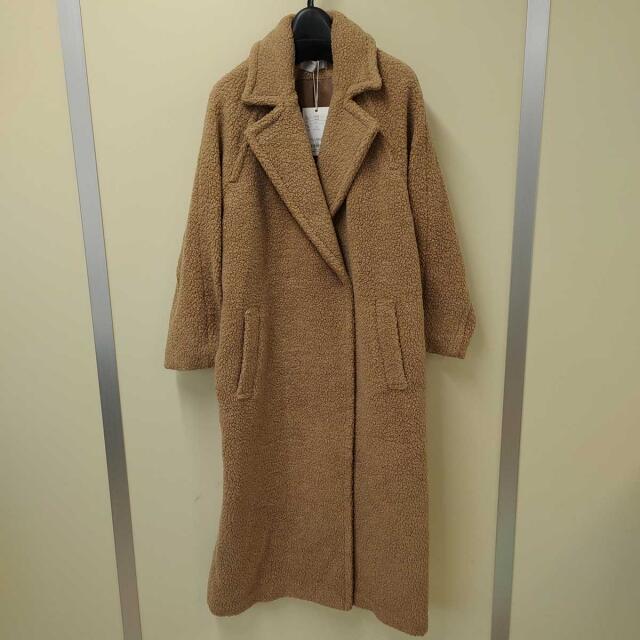 【未使用】 boa long coat 21AW-03 ボアロングコート 2021AW M 1145002 レディース アウターサンセット レディースのジャケット/アウター(ロングコート)の商品写真