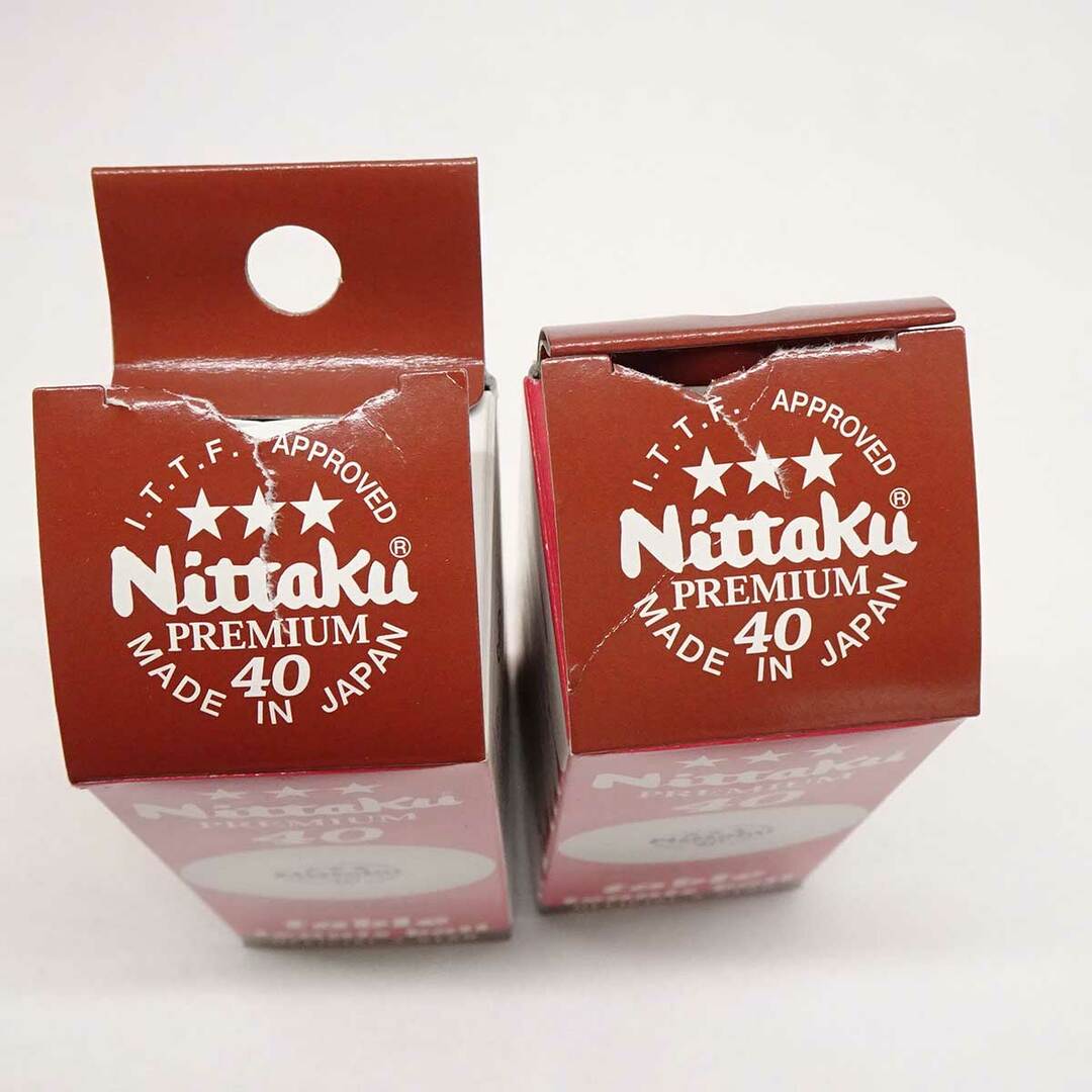 Nittaku(ニッタク)のニッタク 3スター プレミアム 試合球 硬球 40mm 3個入 12箱 36球 卓球 国際公認球 NB-1212 Nittaku スポーツ/アウトドアのスポーツ/アウトドア その他(卓球)の商品写真