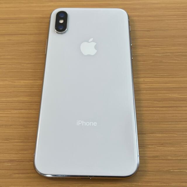 iPhone X Silver 64 GBスマートフォン本体