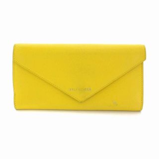 バレンシアガ ペーパー ウォレット イエロー 二つ折り 長財布 ahaci.com