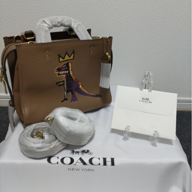 COACH コーチ バスキア 恐竜 ハンドバック ショルダーバック トート