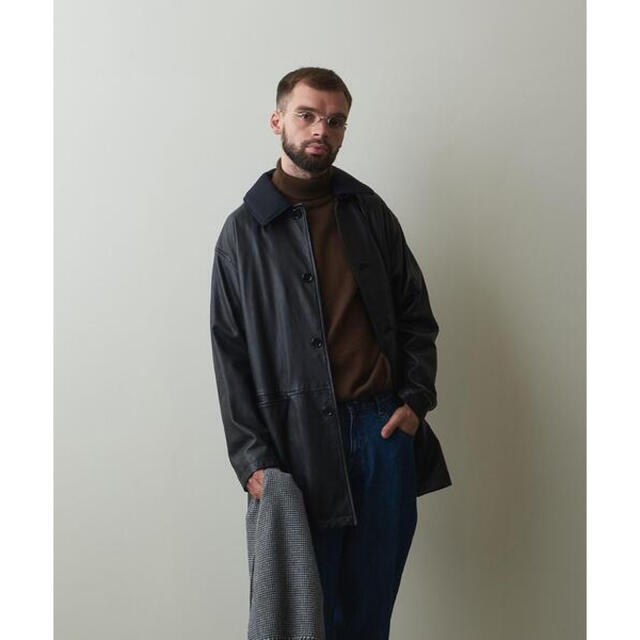 ＜Steven Alan ＞ ITLY LAMB MAC COAT/レザーコート