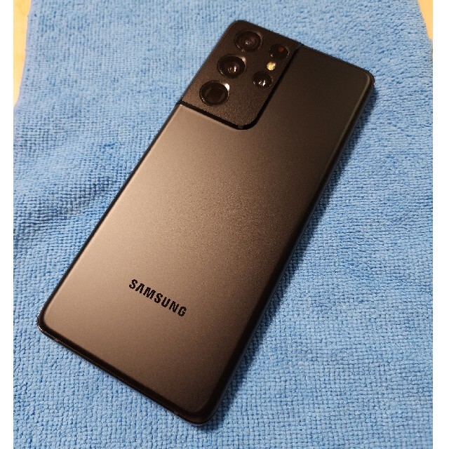 SAMSUNG(サムスン)の香港版 Galaxy S21 Ultra 12/256GBブラックおまけ付き スマホ/家電/カメラのスマートフォン/携帯電話(スマートフォン本体)の商品写真