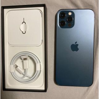 Apple - iPhone 12 pro 128GB パシフィックブルー SIMフリー 美品の ...