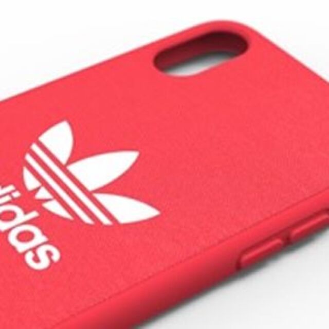 adidas(アディダス)のiPhone X adidasオリジナル adicolor ケース レッド スマホ/家電/カメラのスマホアクセサリー(iPhoneケース)の商品写真