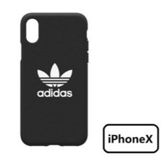アディダス(adidas)のiPhone X adidas オリジナル adicolor ケース ブラック(iPhoneケース)