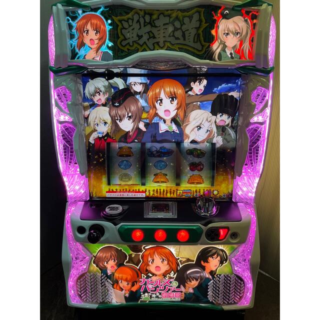 パチスロ 実機 ガールズ&パンツァー 劇場版 コイン不要機セット パチスロ 実機 ガールズ&パンツァー 劇場版 コイン不要機セット