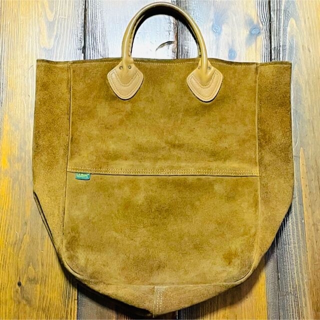 80s VTG LL Bean Suede Toteエルエルビーンスエードトート