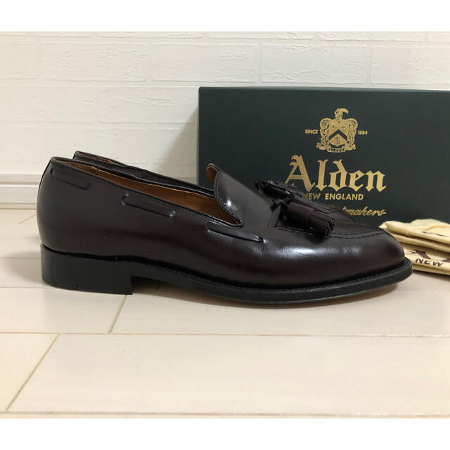 ALDEN オールデン 9.5 バーガンディ タッセルローファー 663