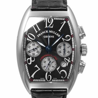 フランクミュラー(FRANCK MULLER)のトノーカーベックス デイト クロノグラフ Ref.7880CC AT 中古品 メンズ 腕時計(腕時計(アナログ))