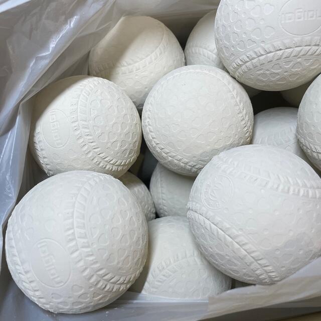 軟式ボール M号 30球 中古 野球ボール 練習 m球 ナイガイ スポーツ/アウトドアの野球(ボール)の商品写真