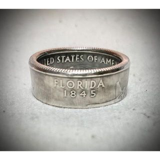 【Florida】quarter dollar coin ring(リング(指輪))