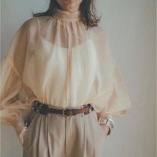 クラネ(CLANE)の新品未開封 CLANE  SHEER PUFF TOPS(シャツ/ブラウス(長袖/七分))