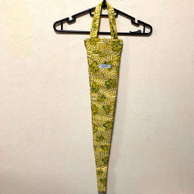 コッカ 傘袋 ロング 折りたたみ 花柄 イエロー レディースのファッション小物(傘)の商品写真