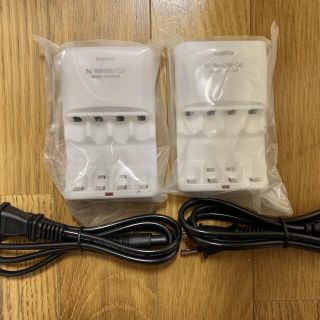 サンヨー(SANYO)の【SANYO】 単3 単4 急速充電器  サンヨー  新品　三洋　2個(バッテリー/充電器)