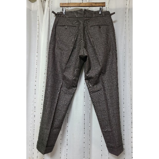美品】ベルウィッチ BEAMS SCOTCH グレンチェック 濃茶 42 | auriol-sa.com