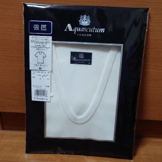 アクアスキュータム(AQUA SCUTUM)のアクアスキュータム 半袖U首シャツ/肌着【M】メンズ(Tシャツ/カットソー(半袖/袖なし))