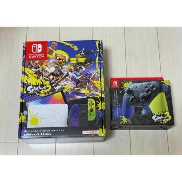 新品 スプラトゥーン3エディション Switch本体 & プロコン