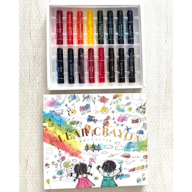 コクヨ 透明クレヨン 16色 propar.com.ar