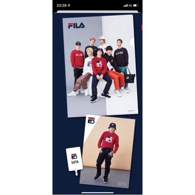 BE:FIRST FILA ノベルティ　SOTA エンタメ/ホビーのタレントグッズ(アイドルグッズ)の商品写真