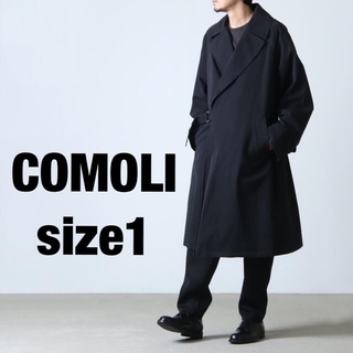コモリ(COMOLI)の【タイムセール】 comoli ウォッシュドタイロッケンコート22ss コモリ(トレンチコート)