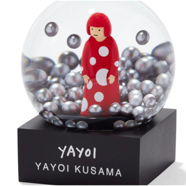 草間彌生 スノードーム 赤 ヤヨイクサマ kusama 銀球 tapioca 公式の