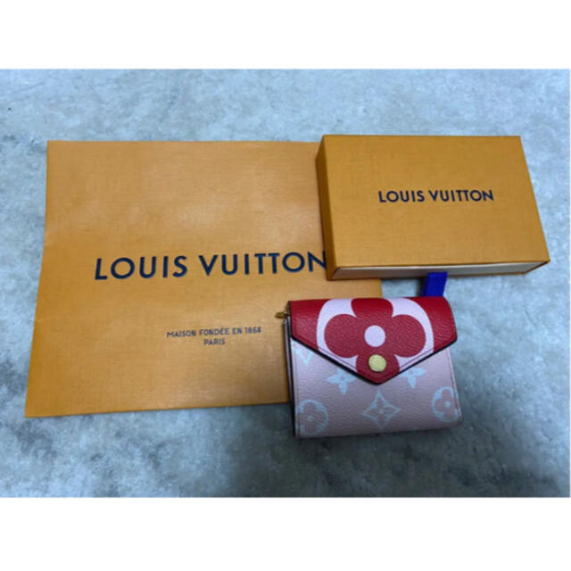 超安い品質 VUITTON LOUIS モノグラム ピンク 三つ折り財布 財布 超美品 レア ルイヴィトン 財布