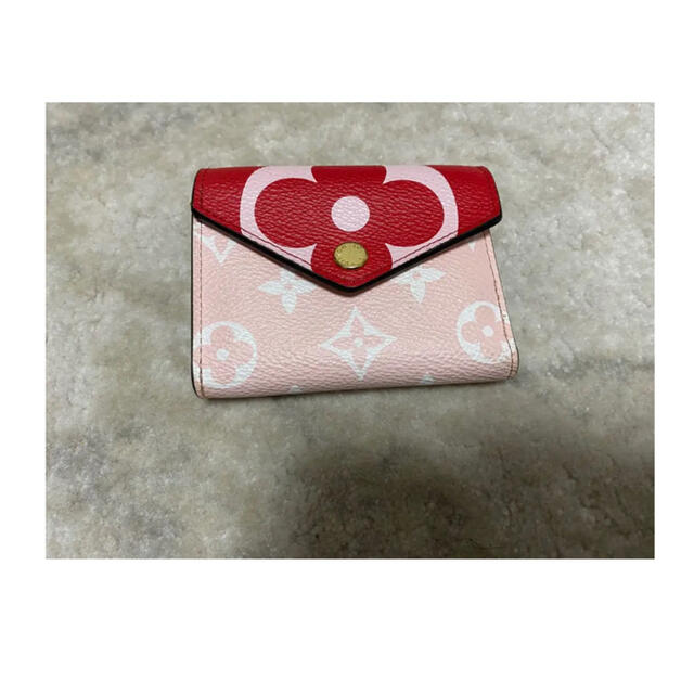 超美品 レア ルイヴィトン モノグラム ピンク 三つ折り財布 財布