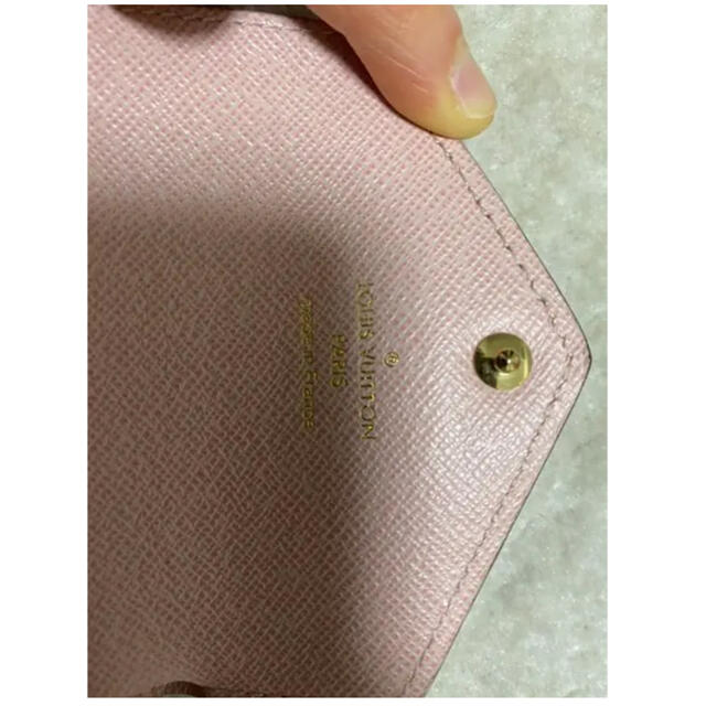 超美品 レア ルイヴィトン モノグラム ピンク 三つ折り財布 財布