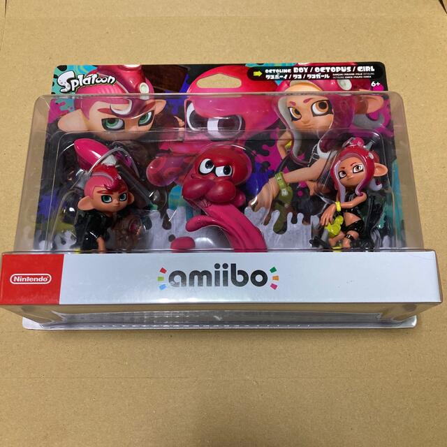 amiibo スプラトゥーン　トリプルセット　タコボーイ　タコ　タコガール