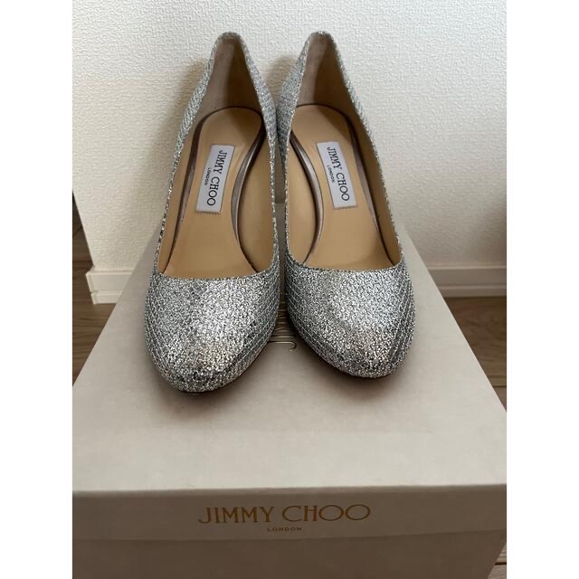 JIMMY CHOO ジミーチュウ　グリッターパンプス