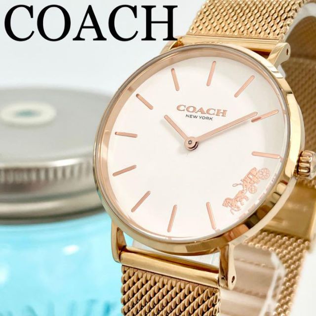 408 COACH コーチ時計 レディース腕時計 シンプル ゴールド 人気 高級