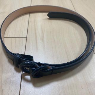 クラネ(CLANE)のクラネ　DOUBLE RING BELT ブラック(ベルト)