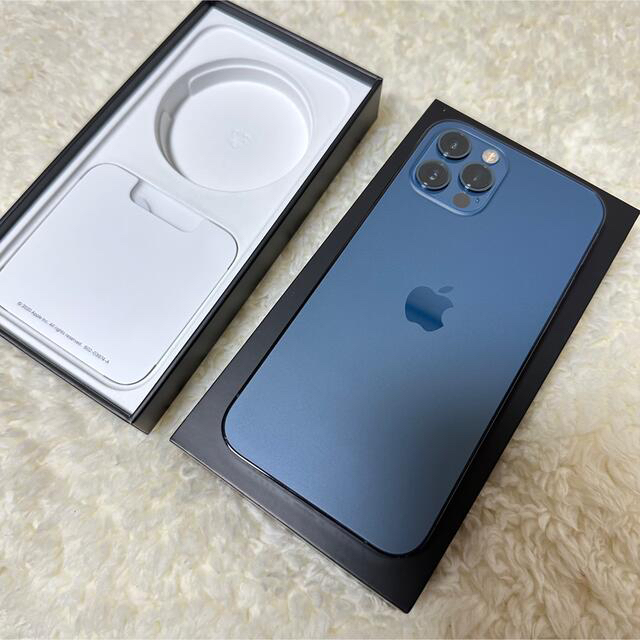 超美品　iphone12pro パシフィックブルー　256GB  SIMフリー