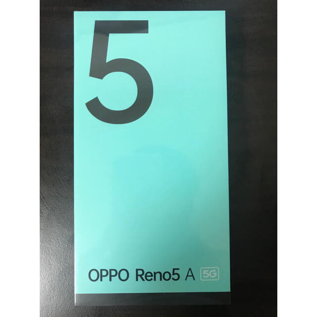 oppo reno5a yモバイル シュリンク付き　アイスブルー