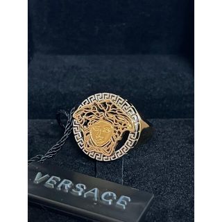 ヴェルサーチ(VERSACE)の新品 ヴェルサーチ 指輪 リング メデゥーサ ゴールド シルバー 19号サイズ(リング(指輪))