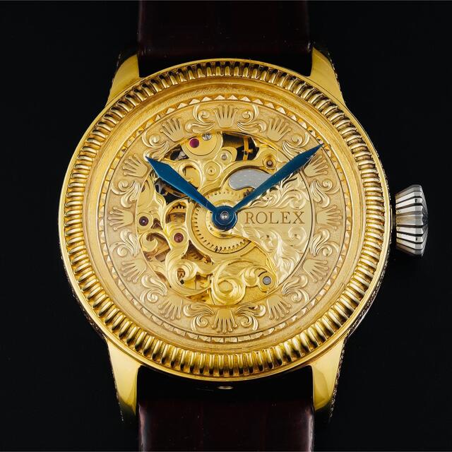 ROLEX(ロレックス)のロレックス ROLEX アンティーク 手巻き ★スケルトン 腕時計 メンズ 希少 メンズの時計(腕時計(アナログ))の商品写真