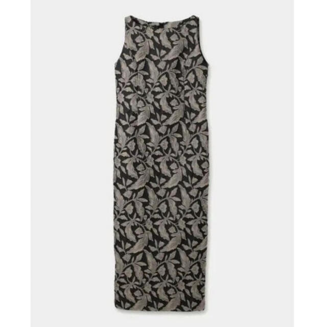 Louren / flower jacquard pencil dress