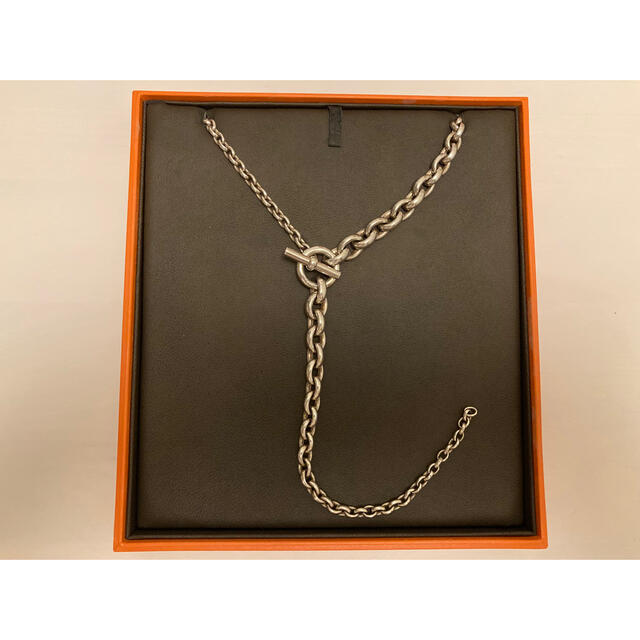 超激安 Hermes - vintage HERMES ネックレス エルメス クレッシェンド