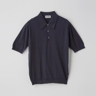 ジョンスメドレー(JOHN SMEDLEY)のジョンスメドレー　ISIS Sサイズ　ネイビー(ポロシャツ)