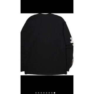 新品 cune キューン 袖にうさぎ煙 タバコ ガール ロング Tシャツ XL